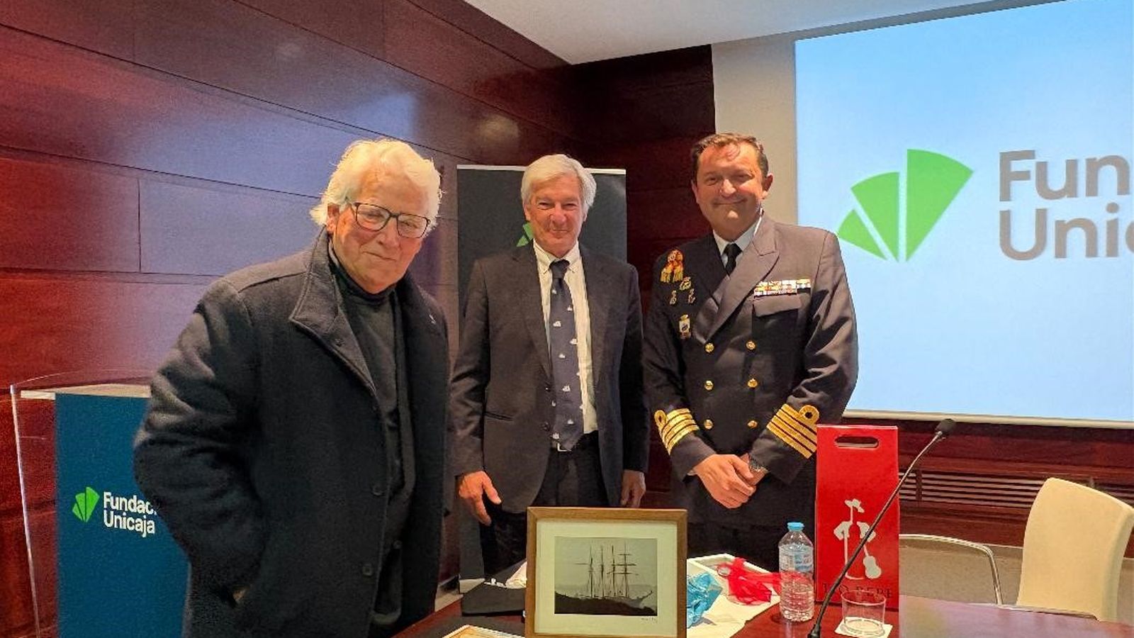 Hans Josef Artz, Miguel Ramos  y Jose María de la Puente.