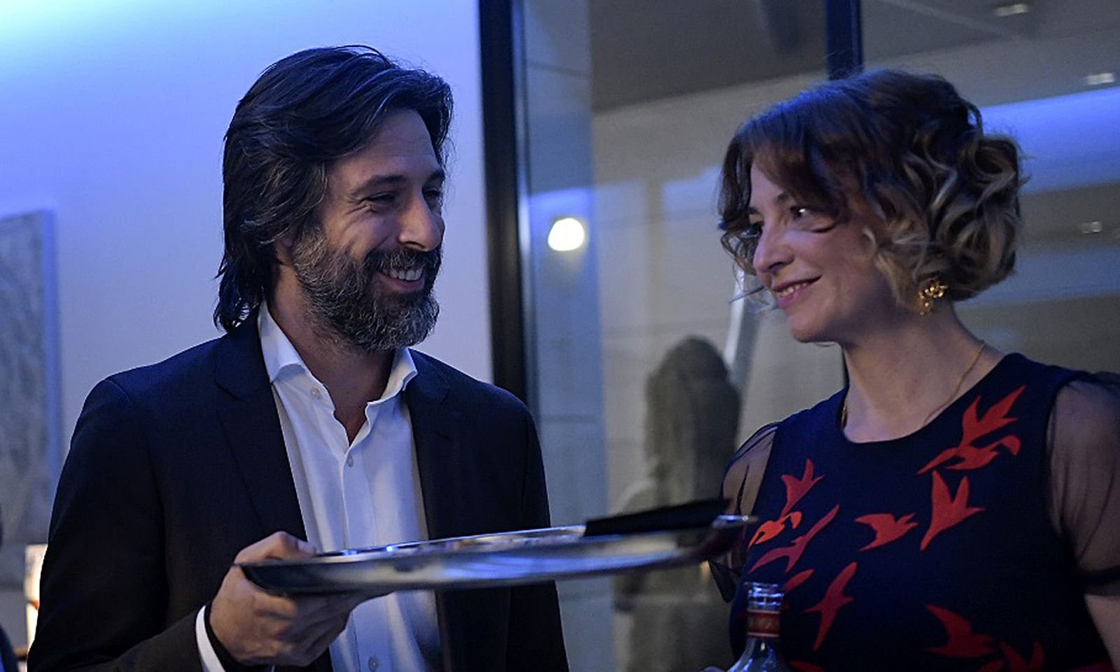 Hugo Silva (Julián) y Leonor Watling (Edurne), en una escena de ‘'Nasdrovia'.
