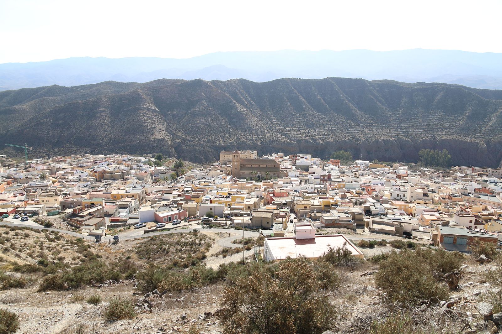 Vista panorámica de Tabernas.