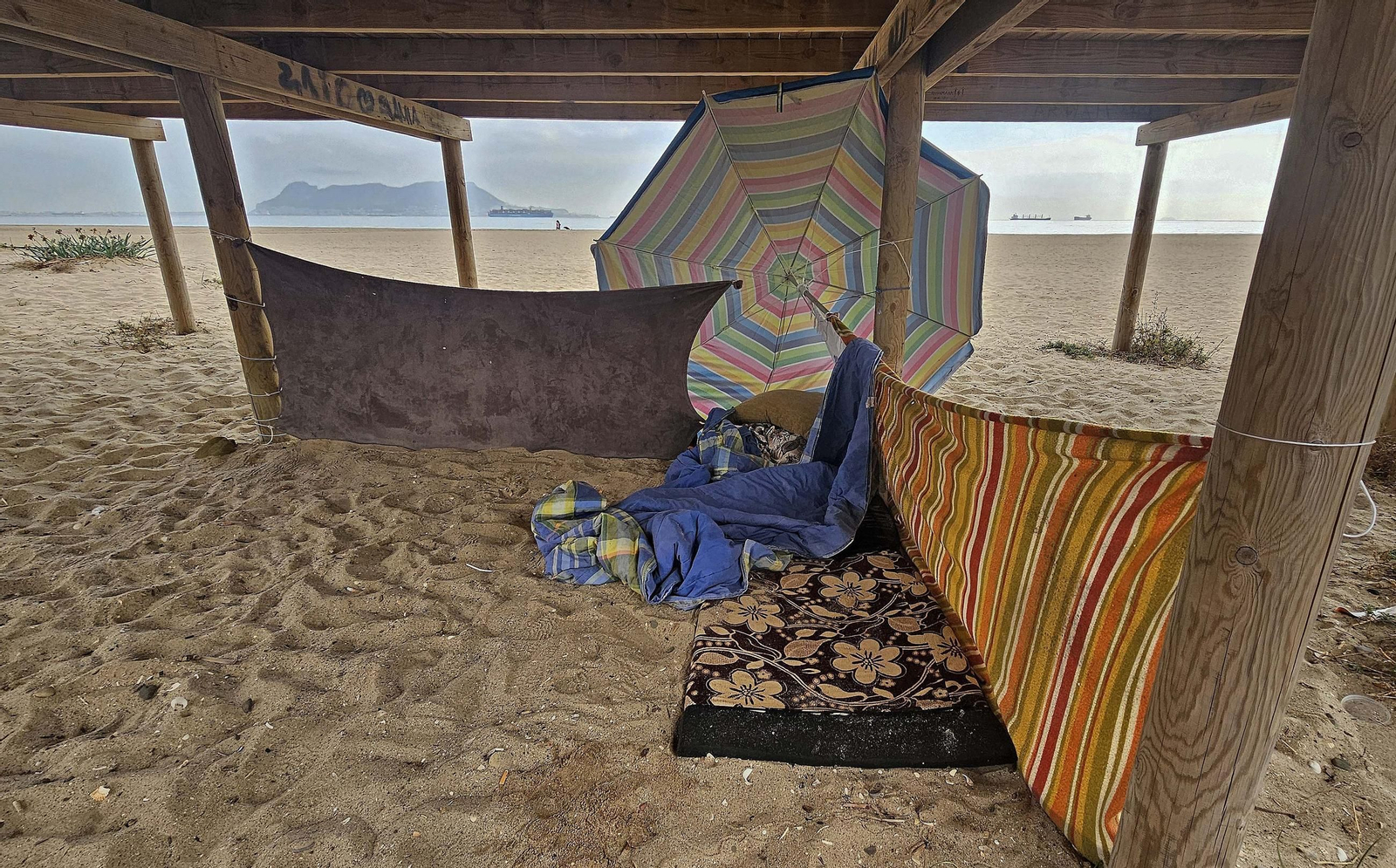 Fotos de los desperfectos en las barriadas de Getares en Algeciras