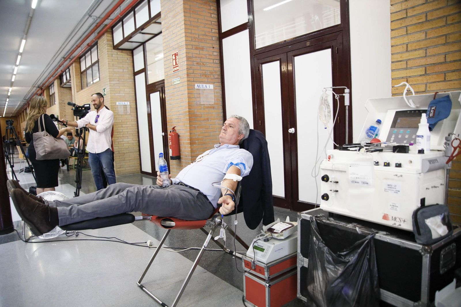 La colecta de sangre y plasma en la Universidad de Almería, en imágenes