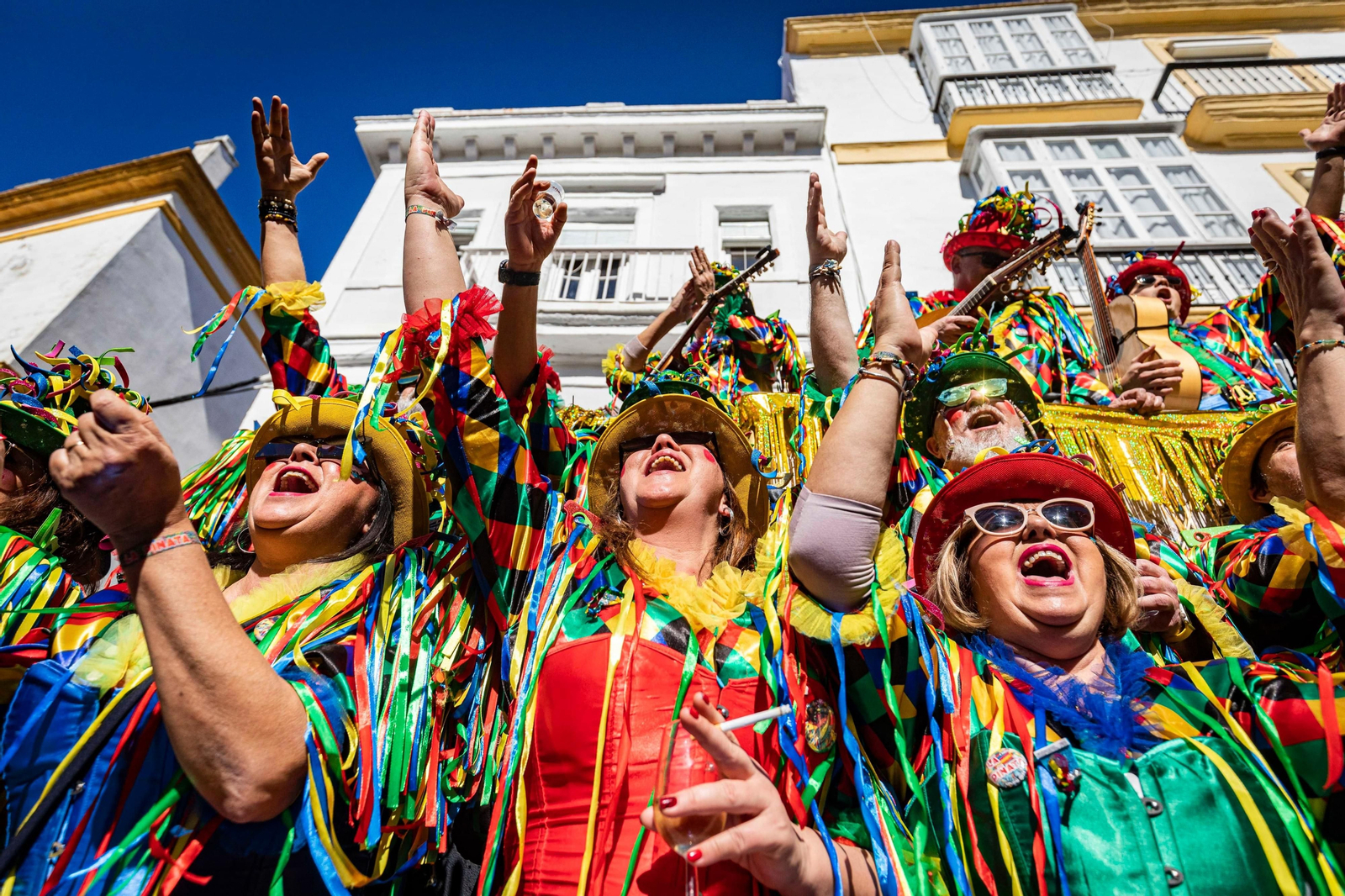 Todas las imágenes de los carruseles de coros de la Viña y el Mentidero del Carnaval de Cádiz 2024