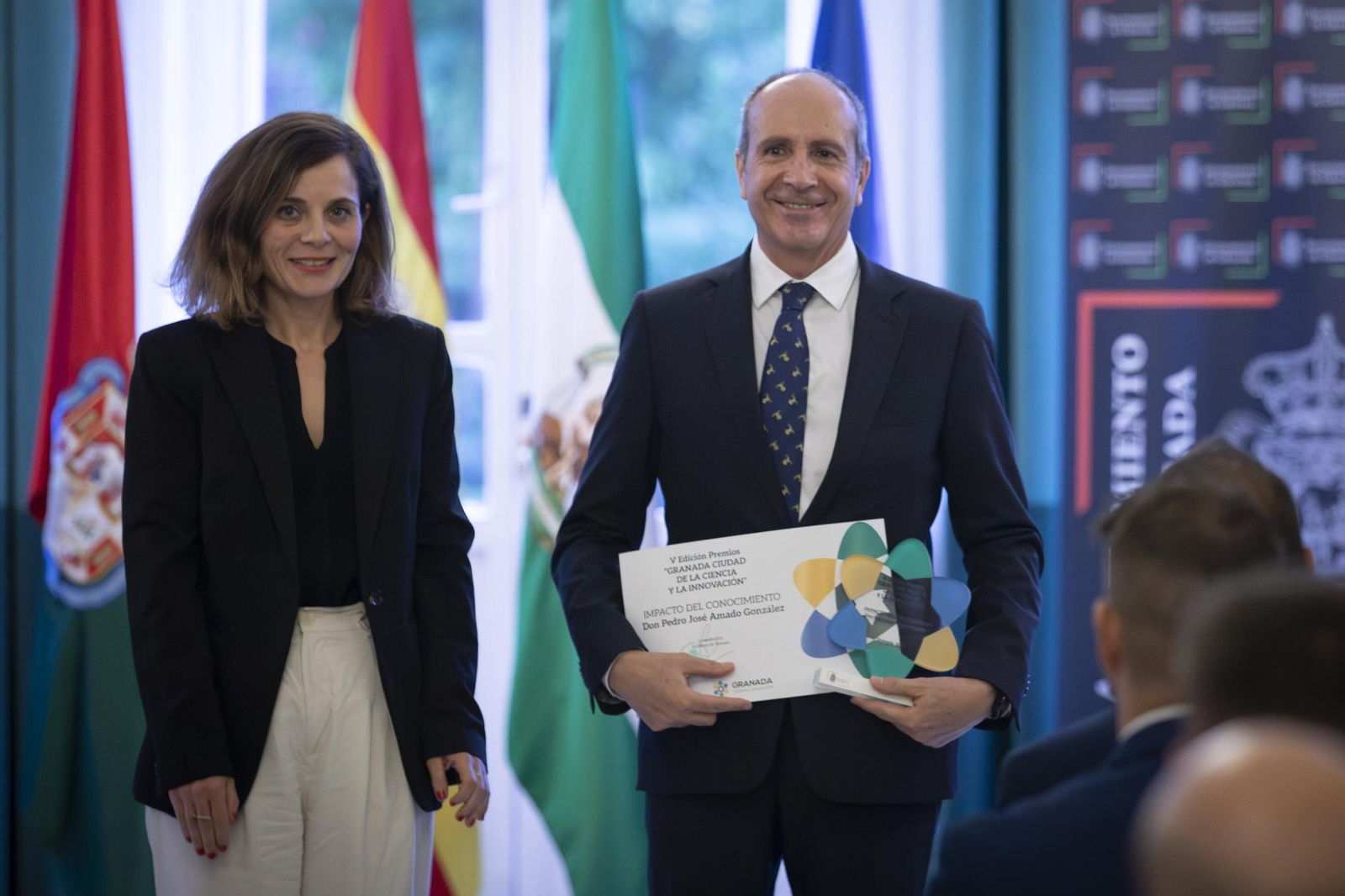 Todas las imágenes de la entrega de premios de la Ciencia y la Innovación en Granada