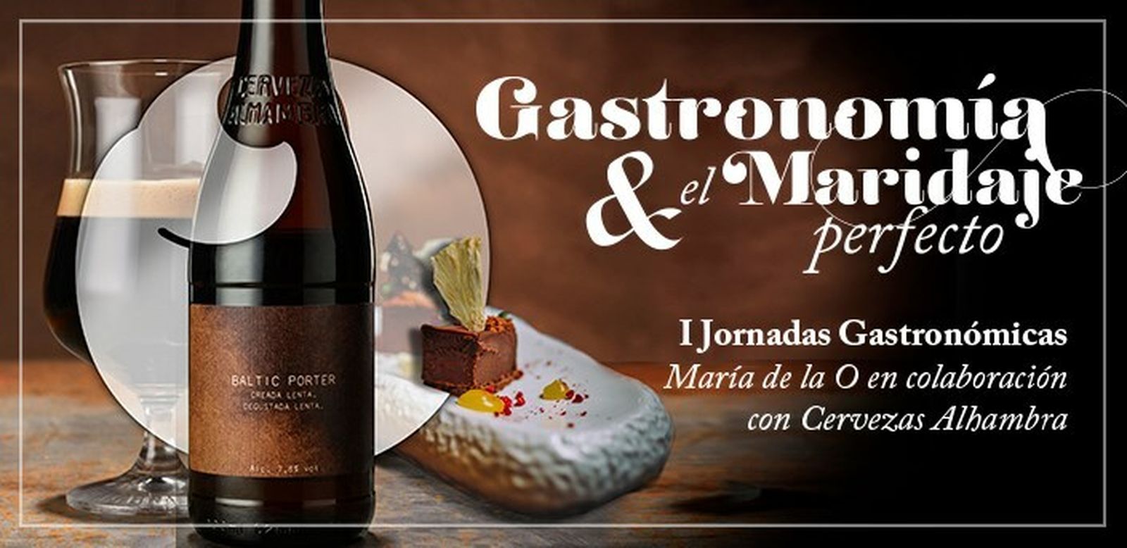 Cartel de las jornadas en María de la O