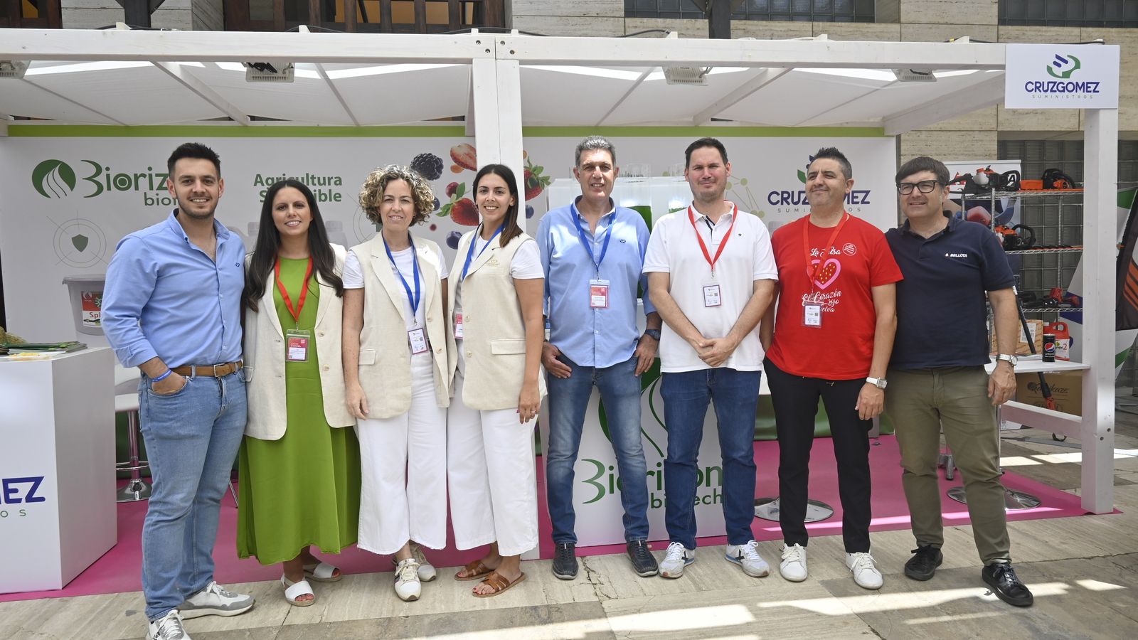 Los Stands participantes en el 8º Congreso Internacional de Frutos Rojos en Huelva