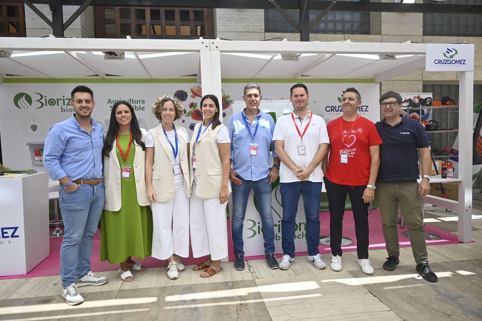 Los Stands participantes en el 8º Congreso Internacional de Frutos Rojos en Huelva