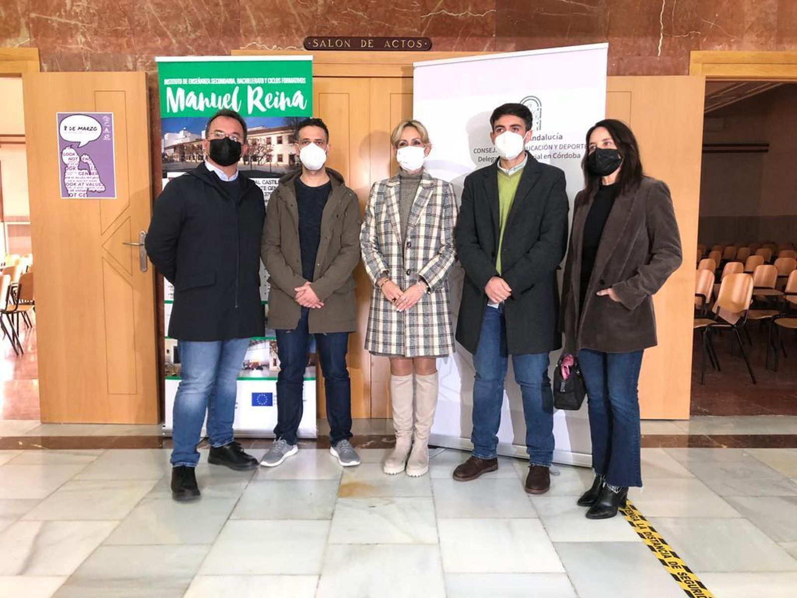 Visita de la delegada a un centro en Puente Genil.