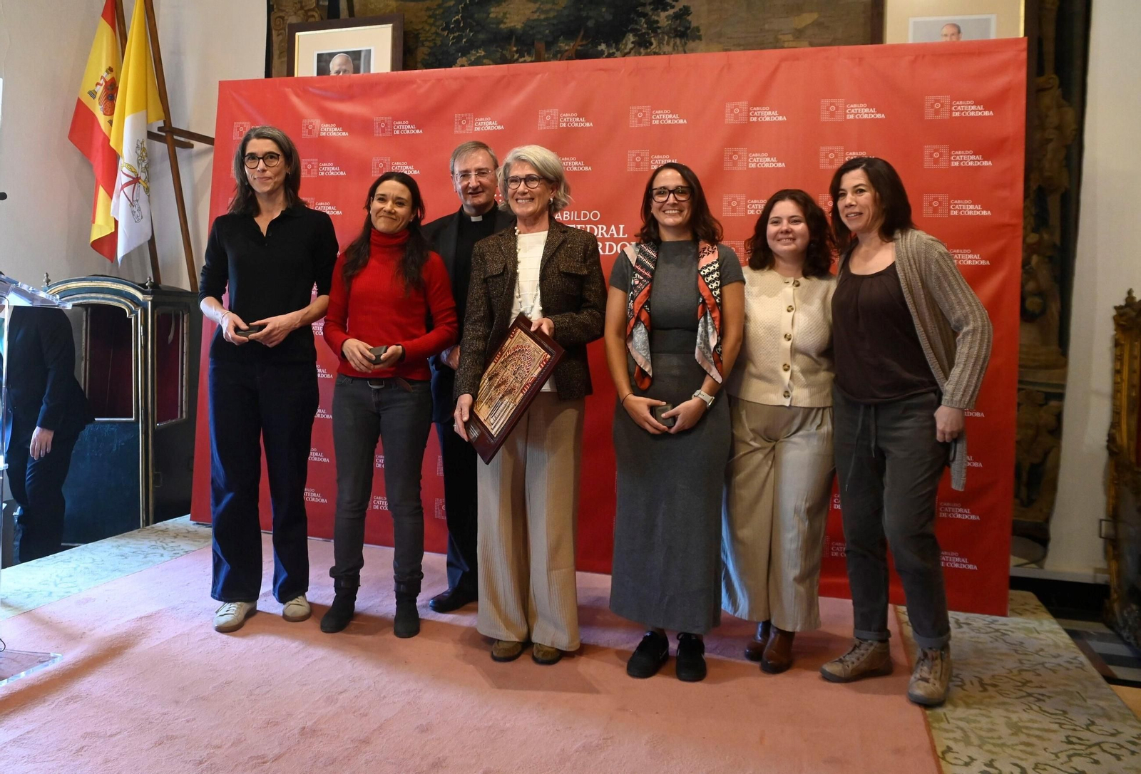 El reconocimiento a quienes lucharon contra el incendio de la Mezquita de Córdoba, en imágenes