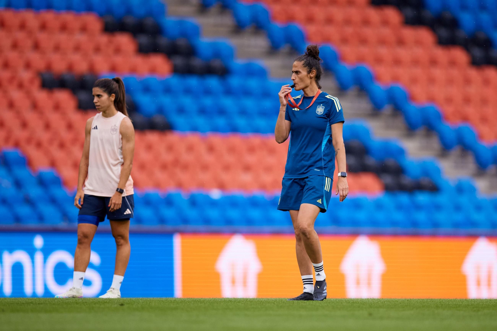Las fotos de España antes de la final de la Eurocopa femenina