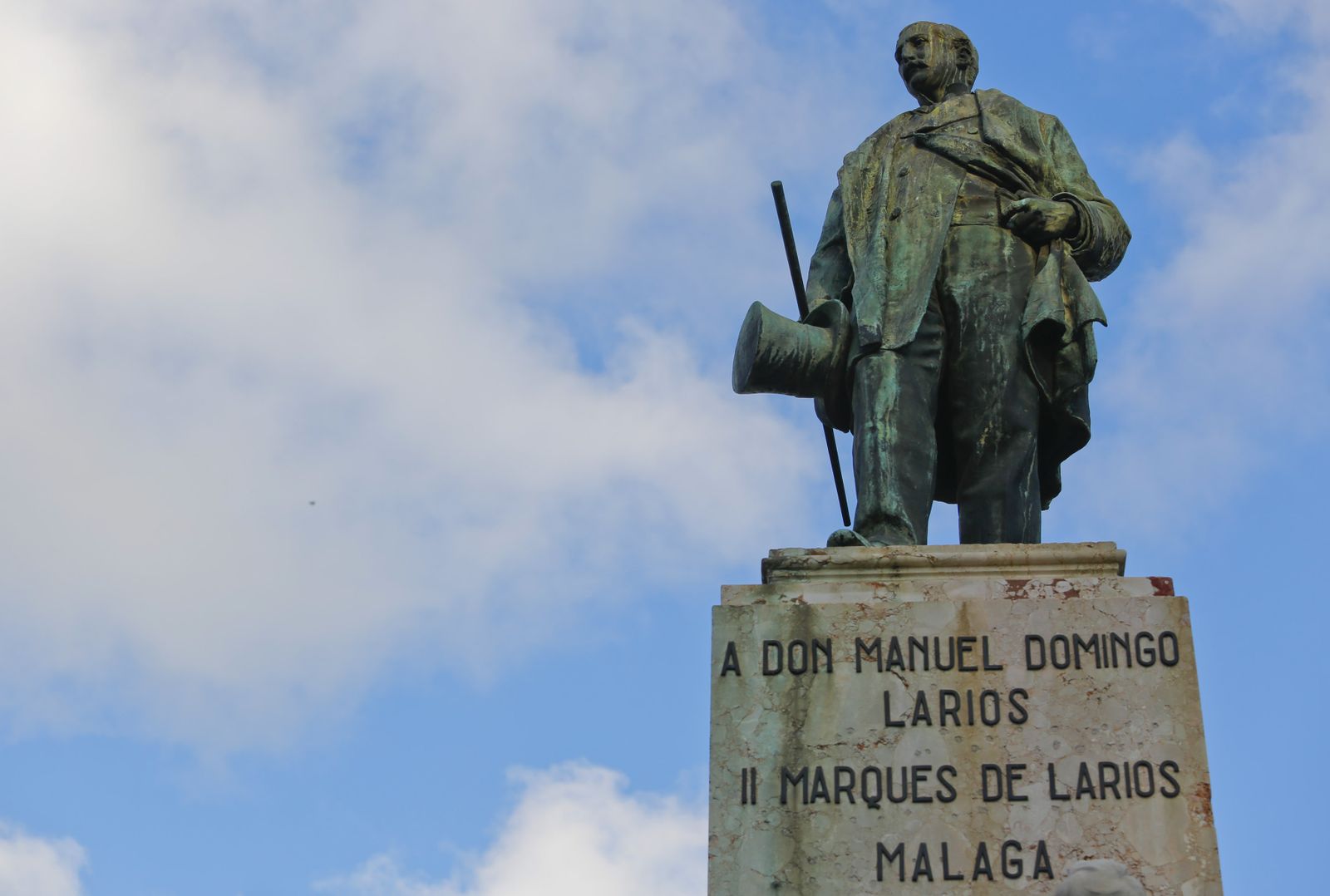 Plano de Urbanismo en el que se elimina la rotonda del Marqués de Larios y se plantea el traslado de la estatua.