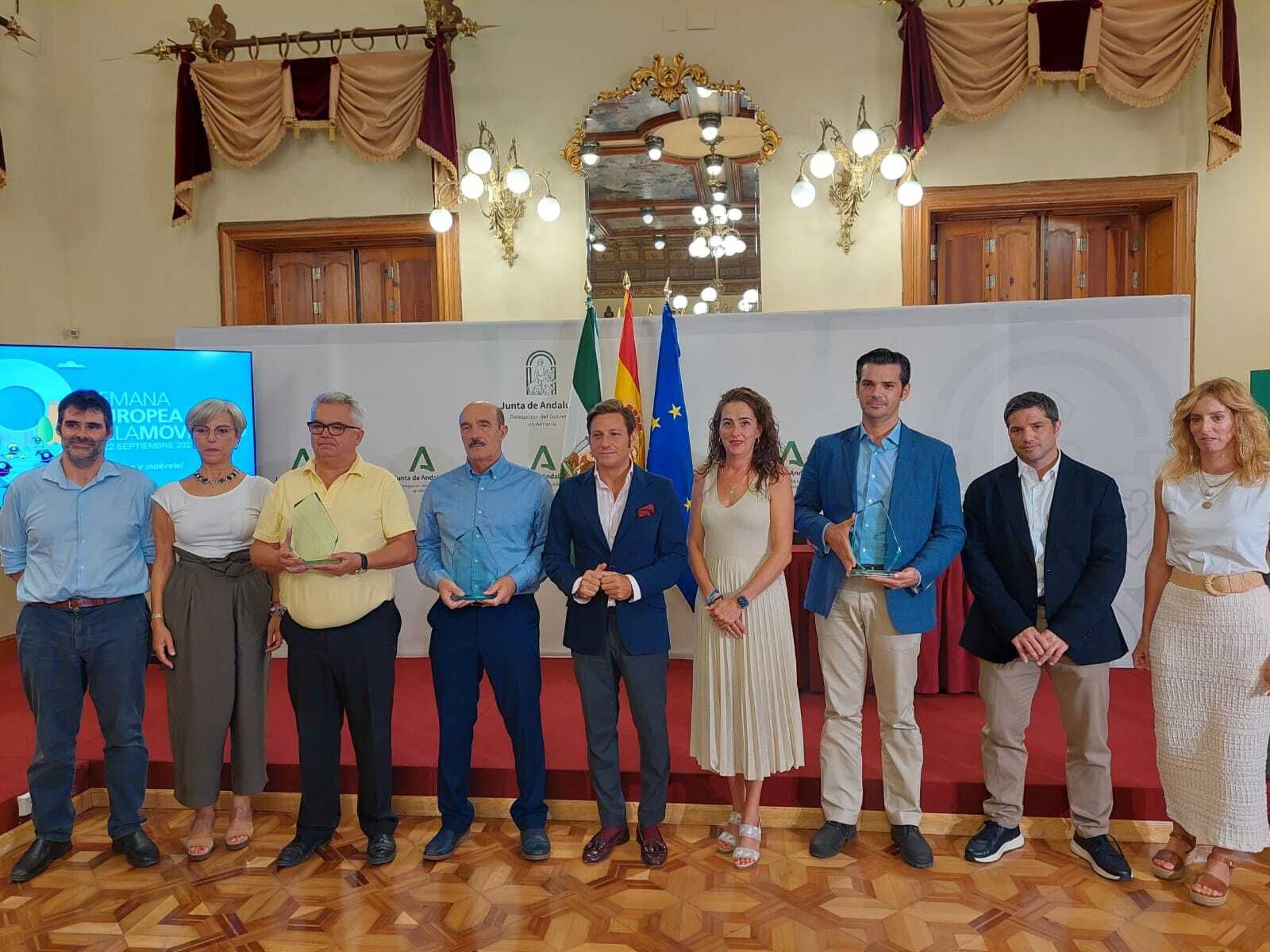 Acto de entrega de los reconocimientos a las empresas en la Delegación del Gobierno de la Junta de Andalucía en Almería