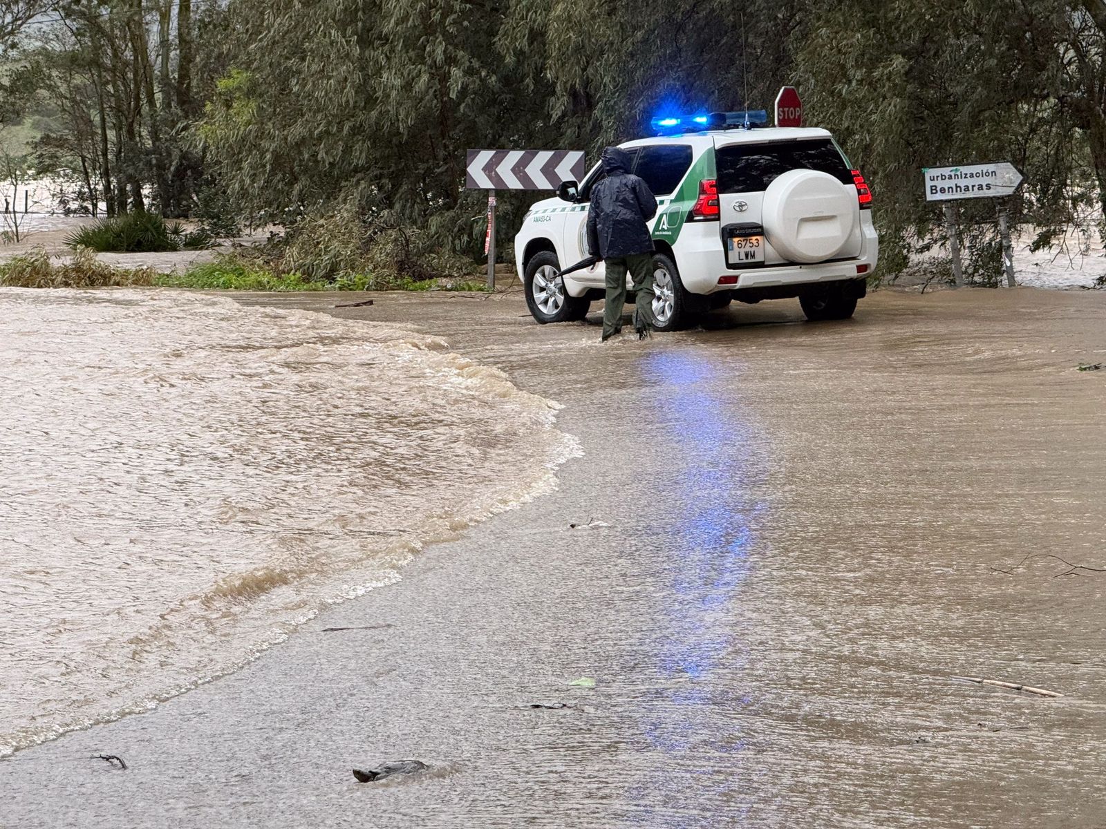 Fotos: Así amaneció el Campo de Gibraltar tras el paso de la borrasca Leonardo