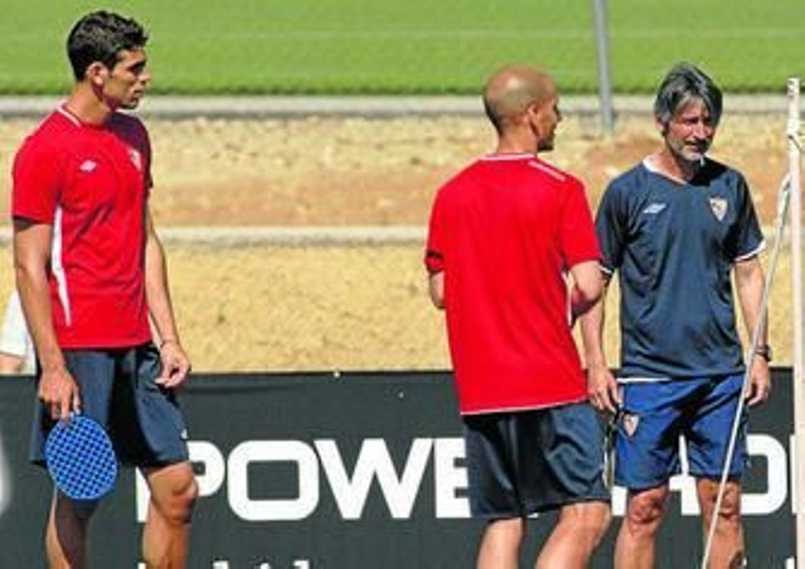 Fazio, junto a Javi Hervás y Nacho Oria.