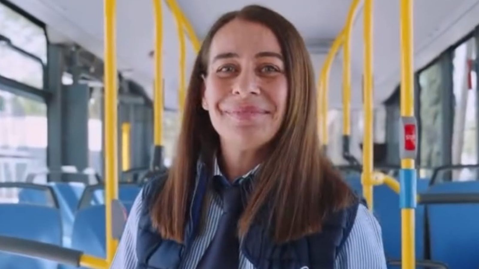 Patricia Villalba, conductora de la EMT