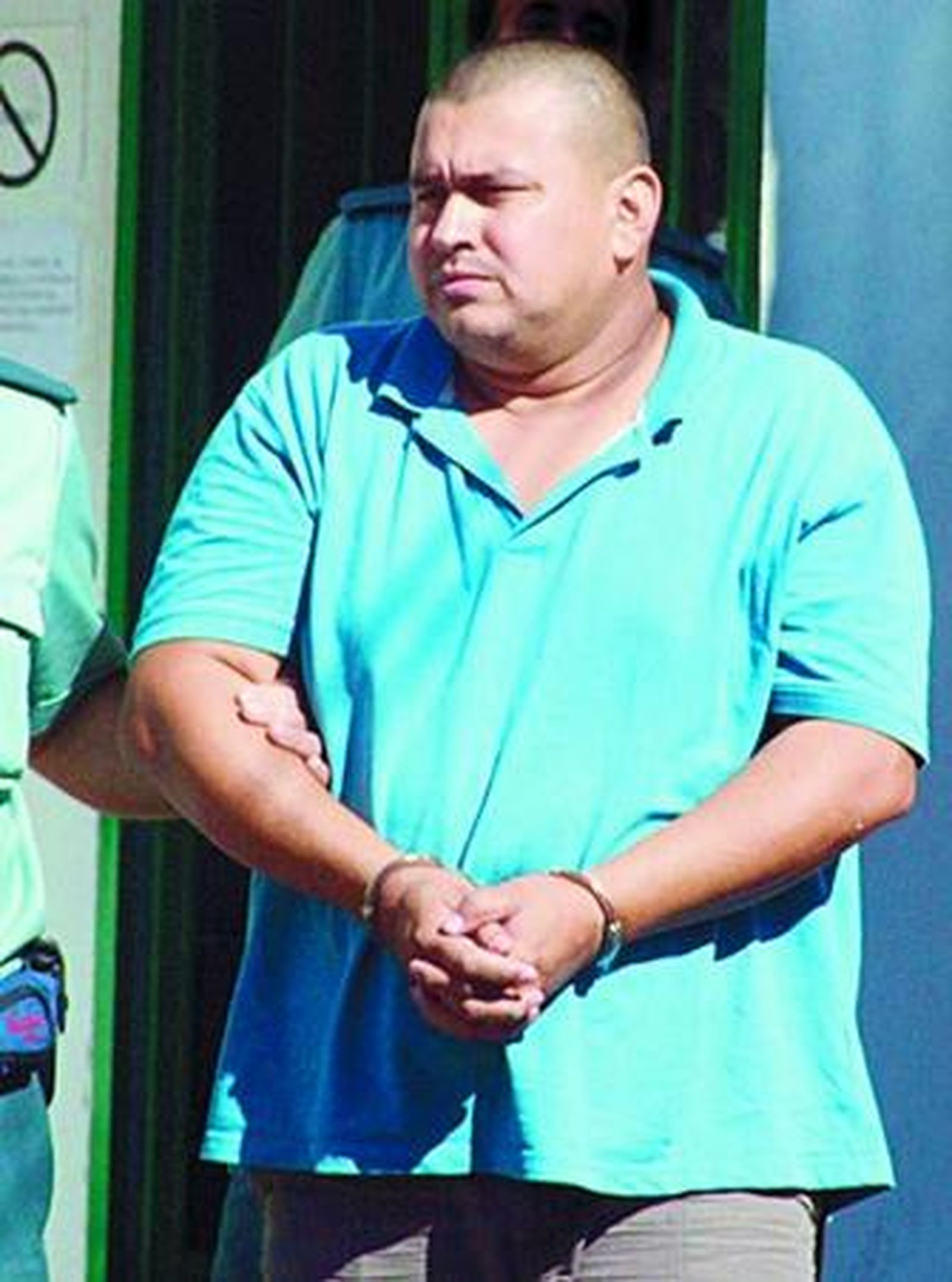 Giovanni Muñoz, tras su detención en Fuente Obejuna.