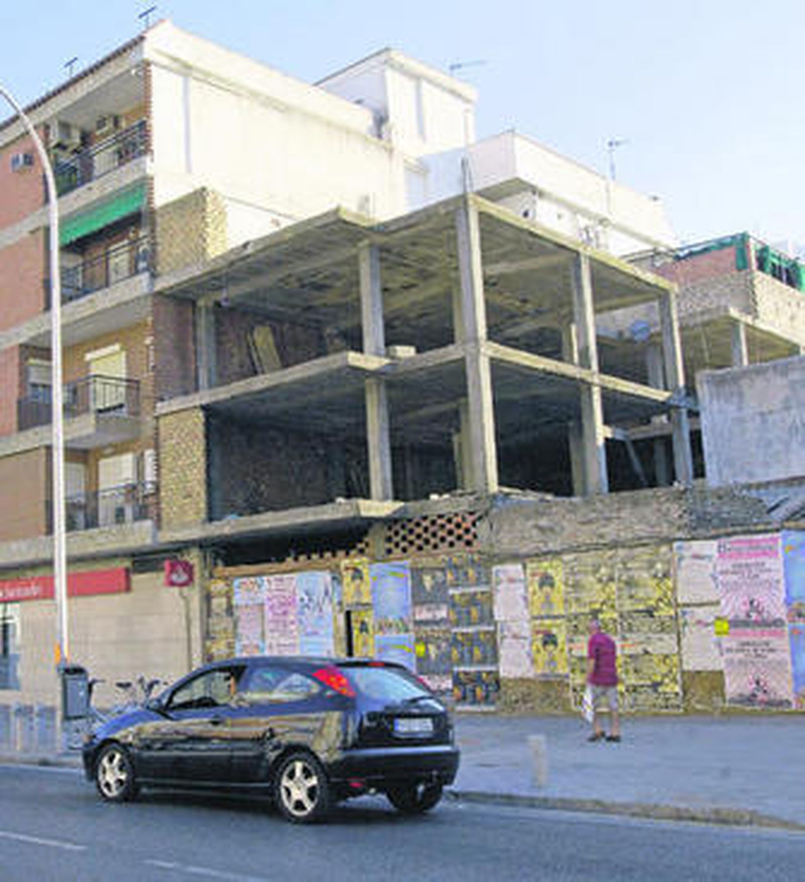 El estado del edificio, abandonado desde hace casi 20 años.