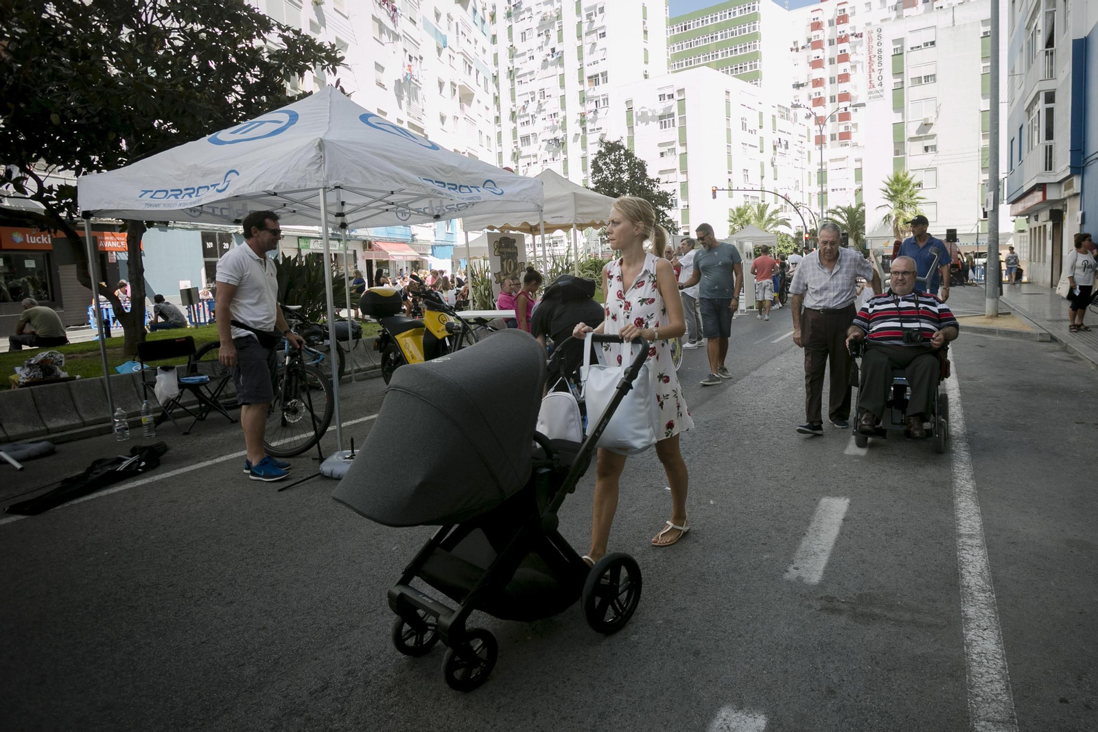 Segunda Aguada-Lacave, disfrutando el Día sin Coches.
