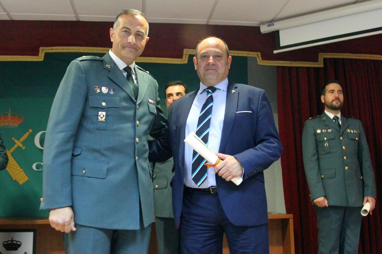 Imágenes del acto de celebración del 173 aniversario de la fundación de la Guardia Civil.