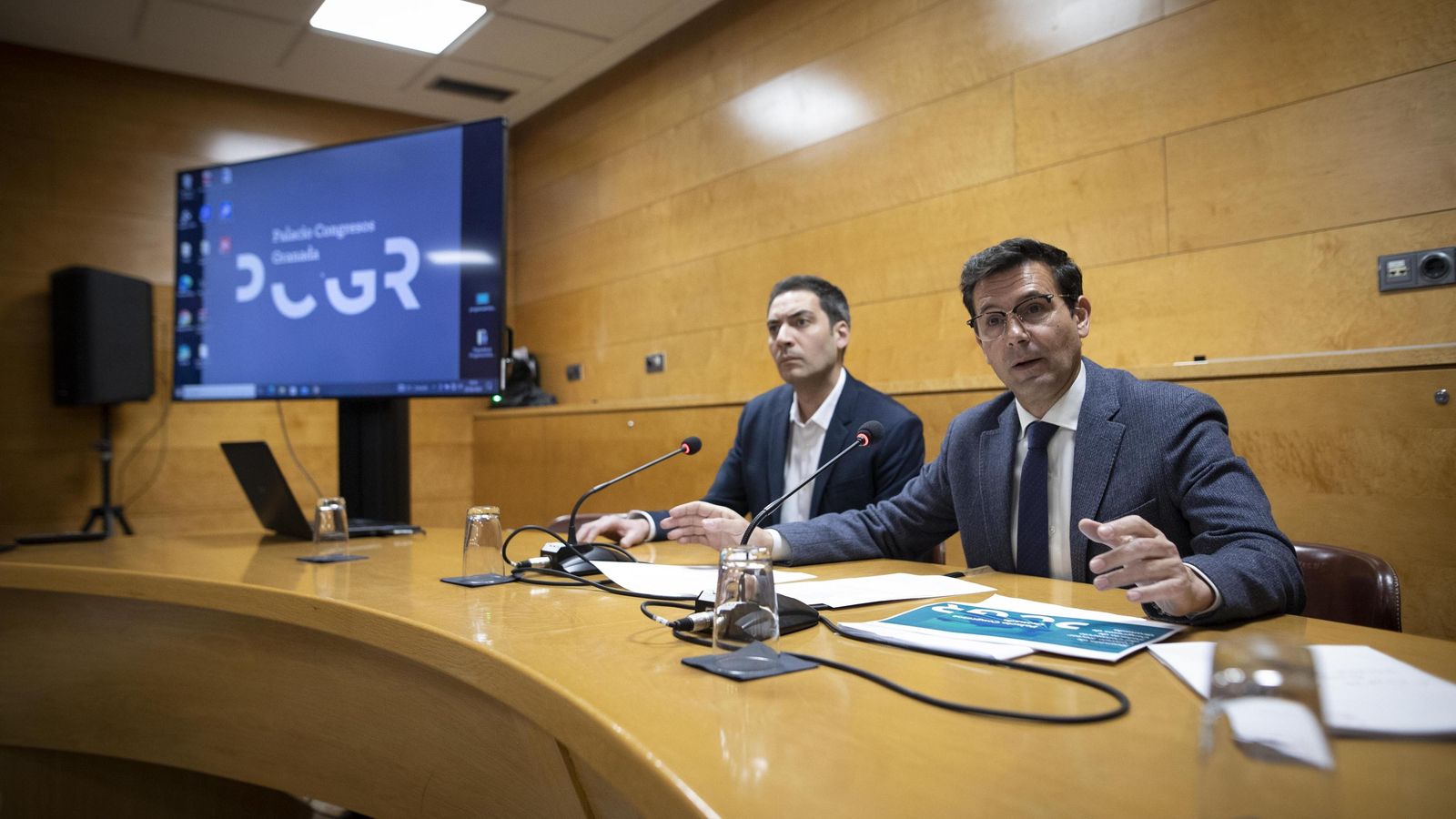 Rueda de prensa previa del alcalde, hecho que ha molestado al resto de consejeros.