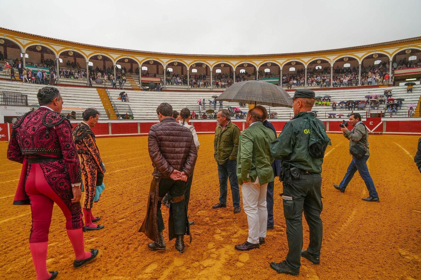 La corrida de rejones de la Feria de Pozoblanco, suspendida por la lluvia
