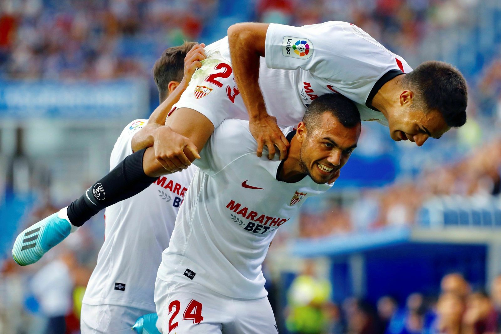 El Alavéz-Sevilla, en imágenes