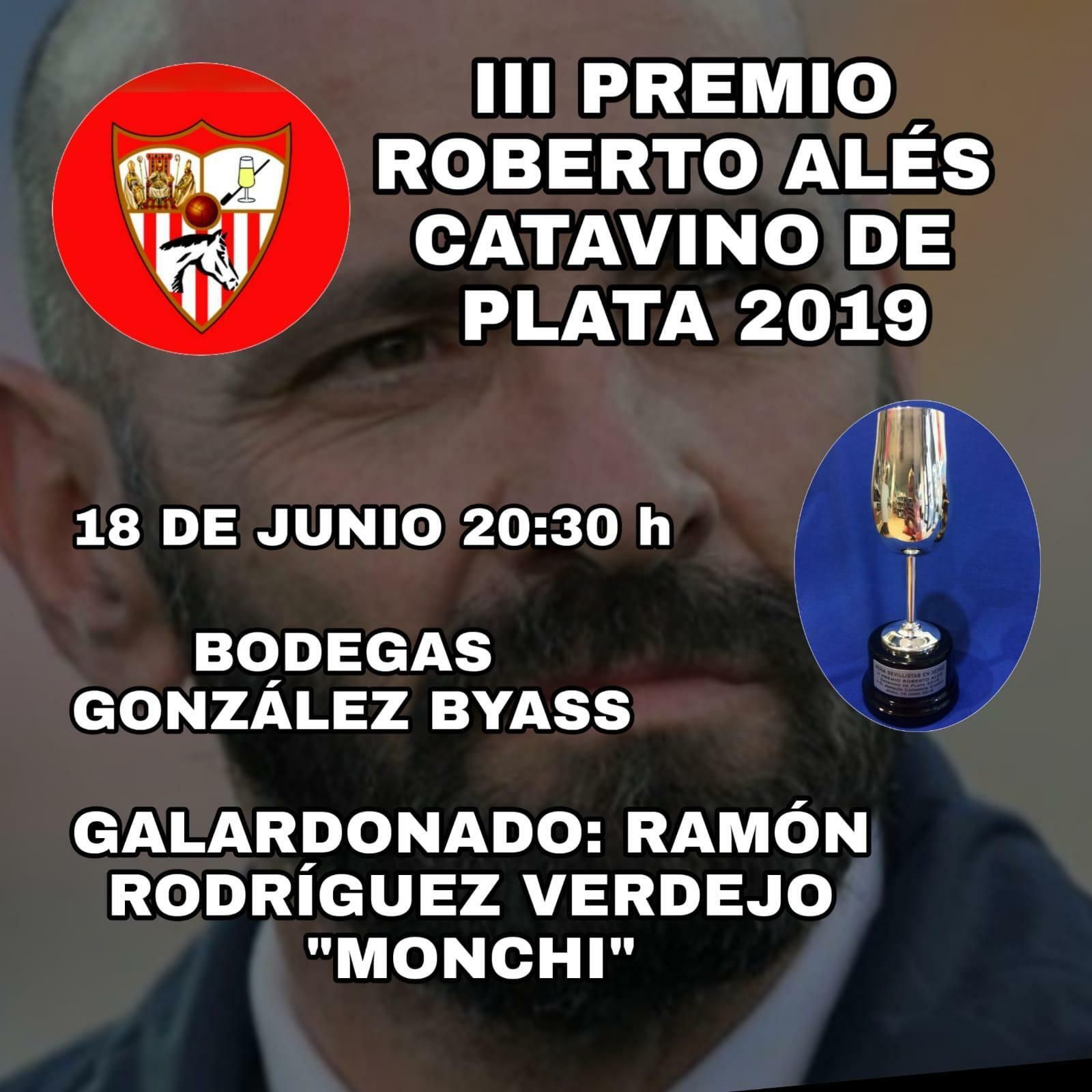 Cartel del galardón.