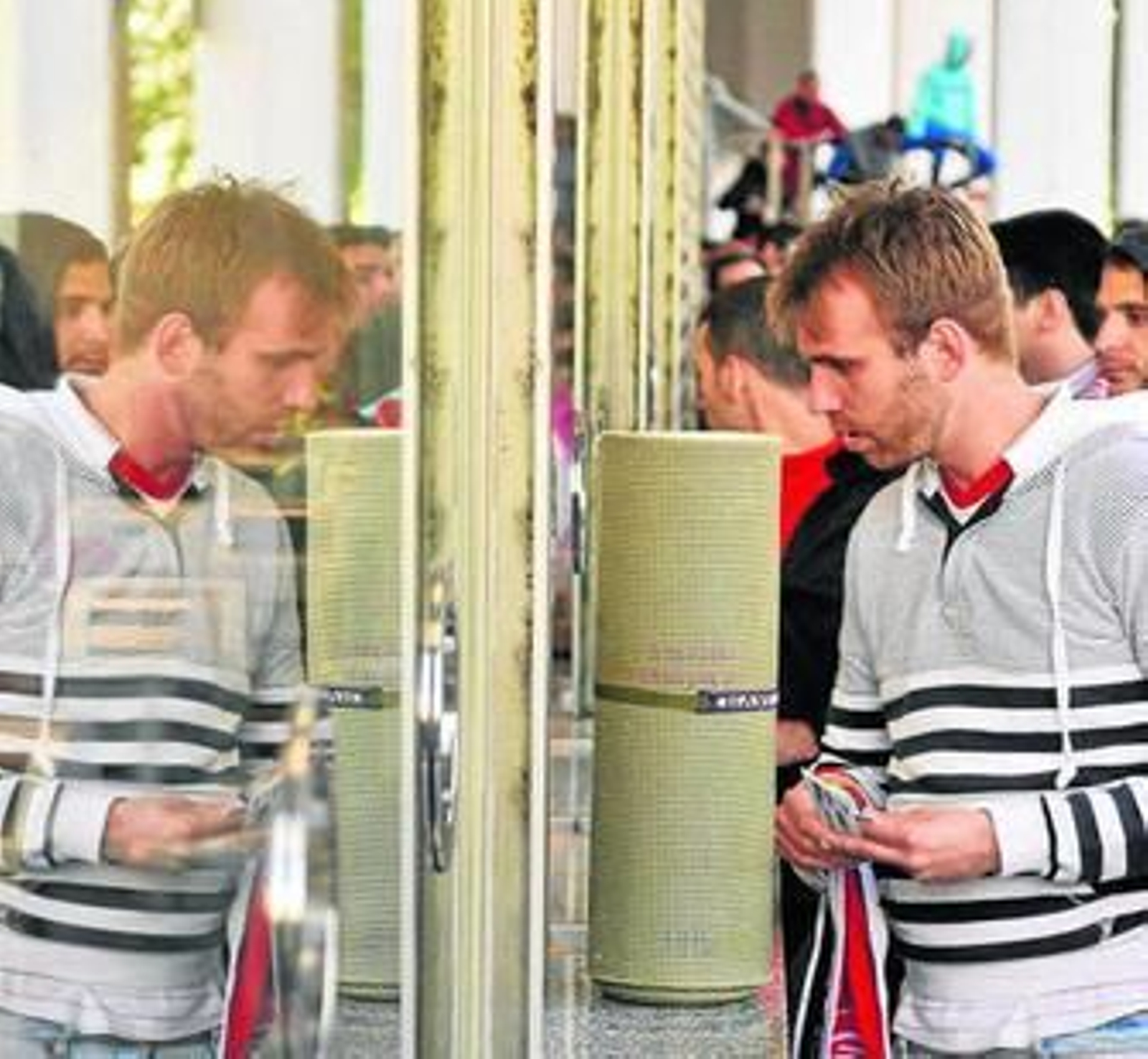 Imagen de las taquillas del Ramón Sánchez-Pizjuán.