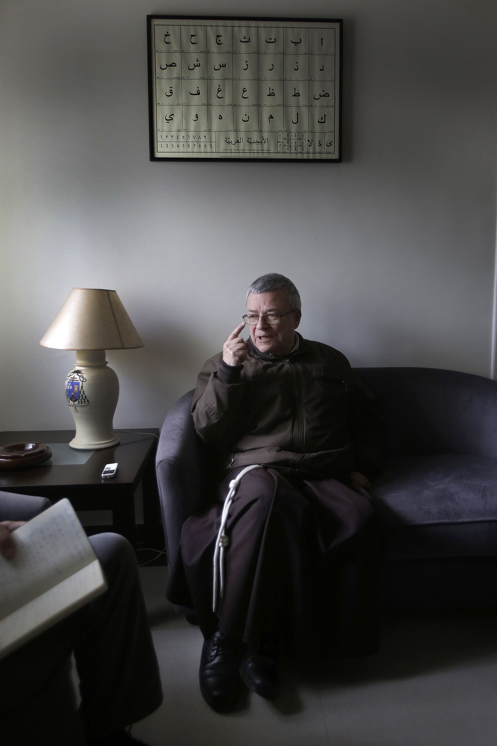 Santiago Agrelo, en su despacho del Obispado de Tánger.