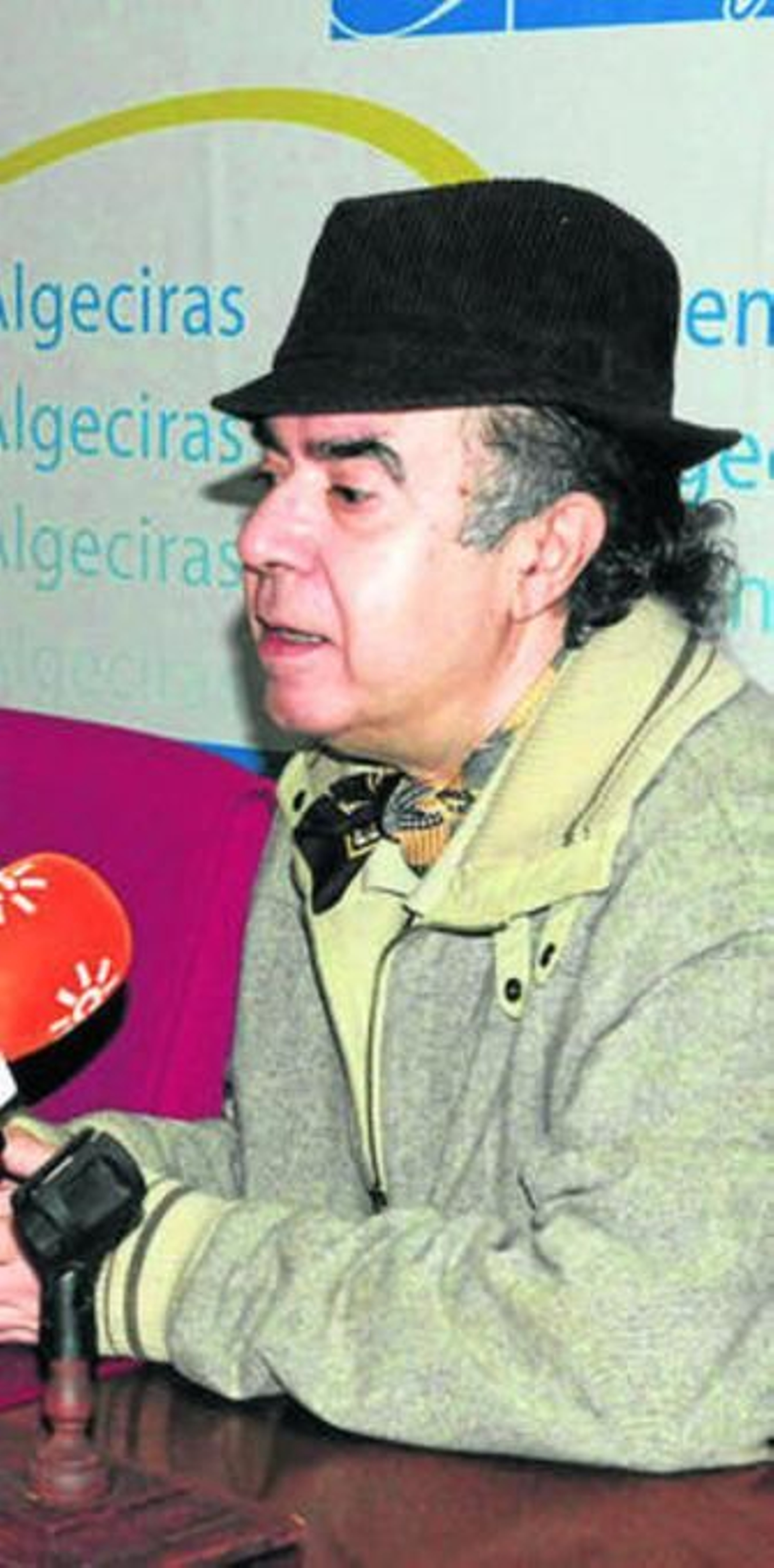 Ramón Rivero, ayer en Algeciras.