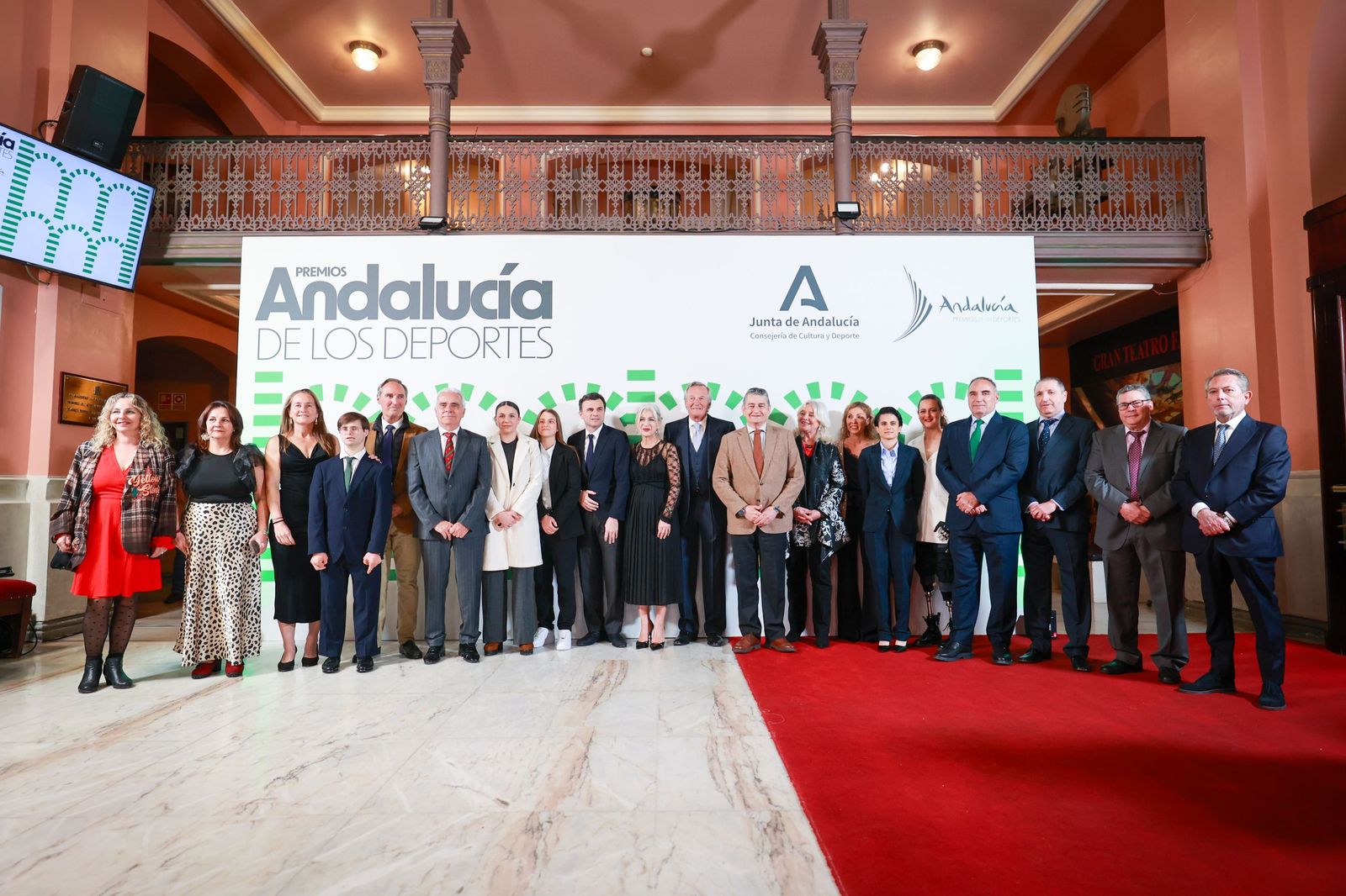 Las imágenes de la gala de entrega de los Premios Andalucía de los Deportes 2025