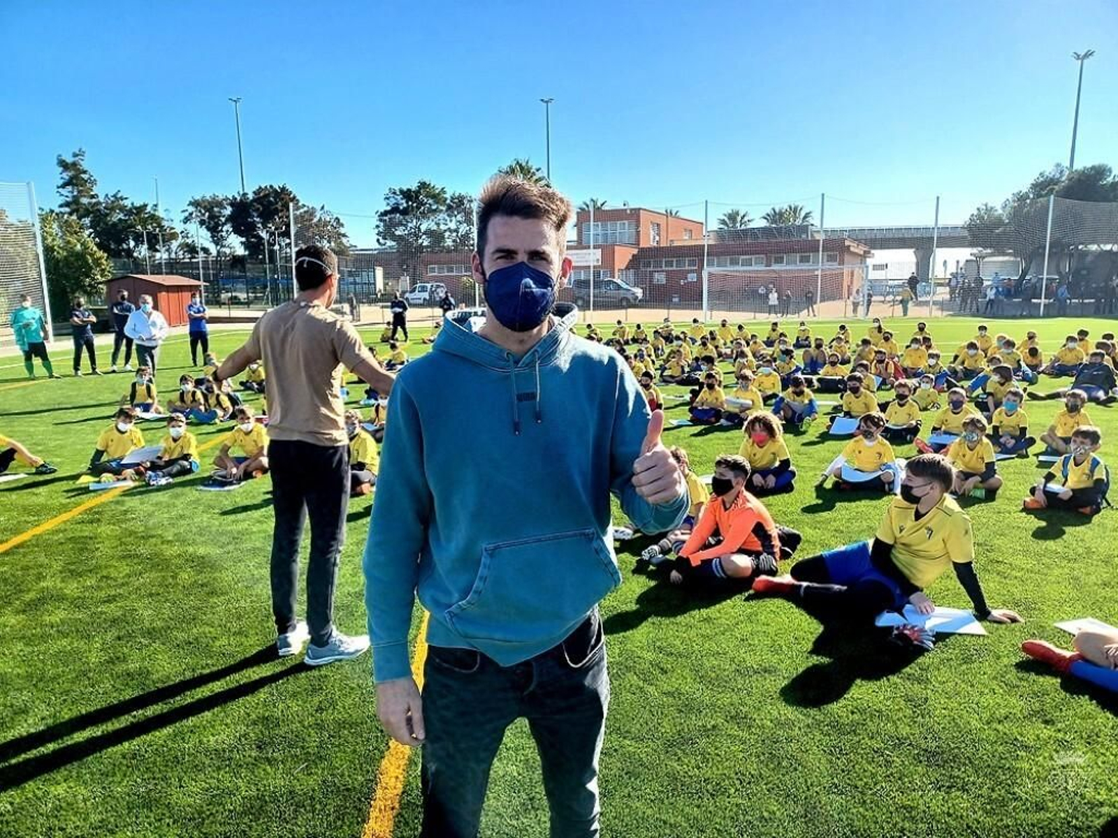 José Mari asistió al Campus de Navidad.