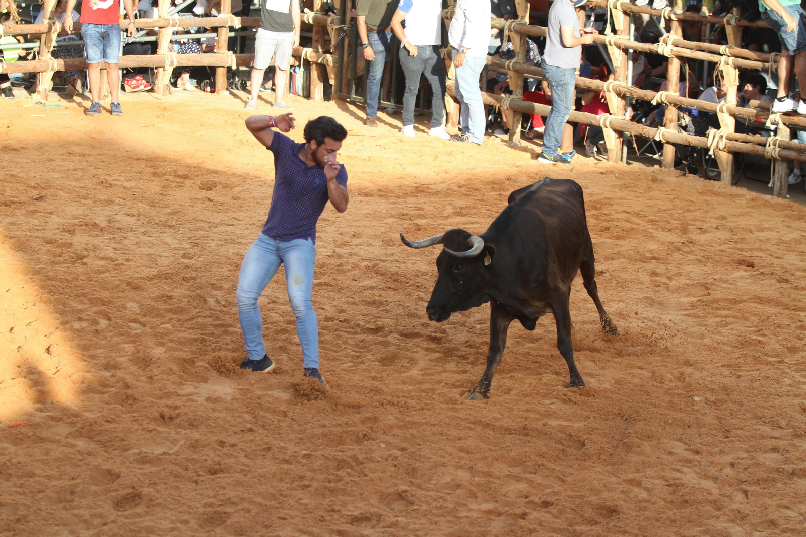 Comienzan las capeas en San Juan del Puerto