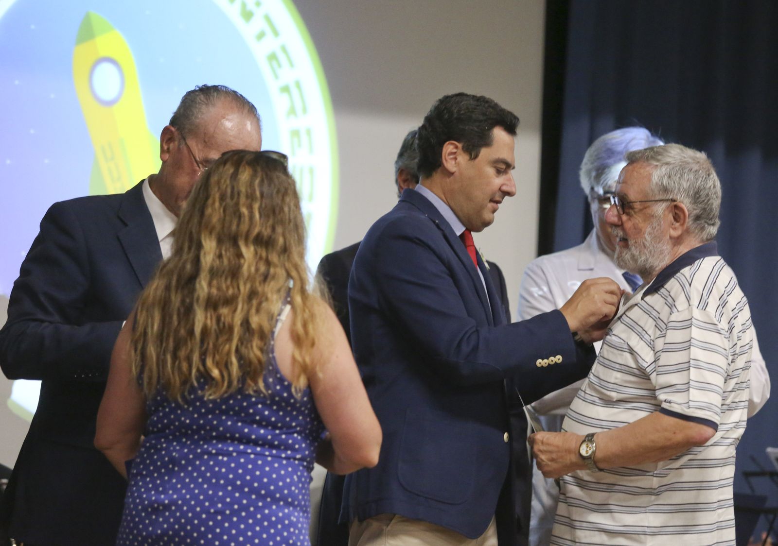 Las fotos de la presentación de la nave espacial de la Asociación contra el Cáncer en Málaga