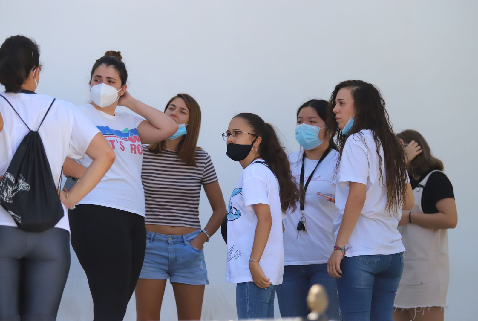 Las imágenes mas destacadas de los vecinos de la Zarza-Perrunal realojados por el incendio de Almonaster la Real