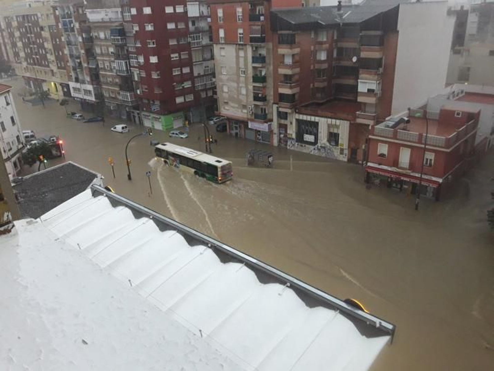 Imágenes de las fuertes lluvias en la provincia
