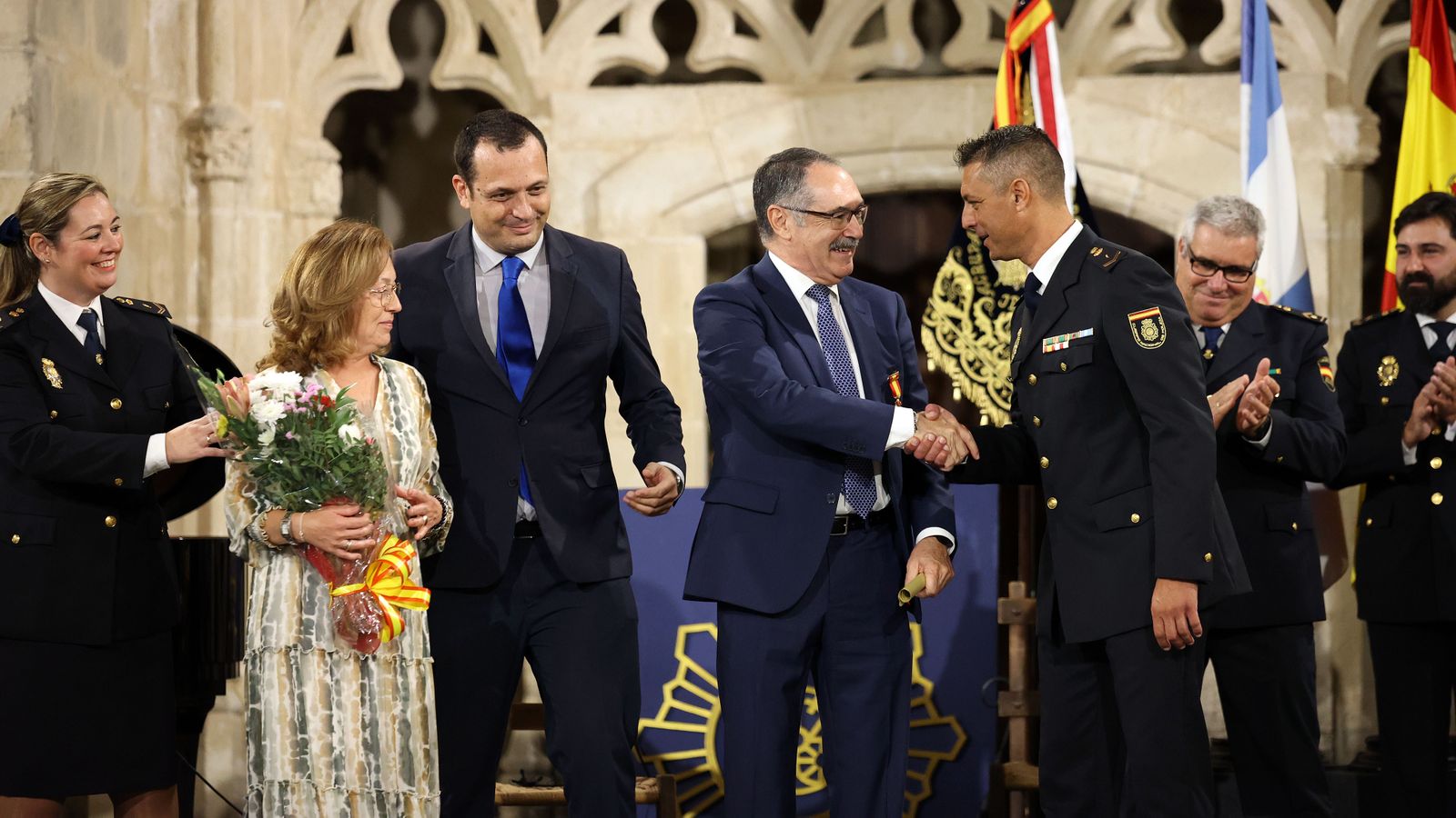 Entrega de medallas de la Asociación Santo Ángel de la Policía Nacional de Jerez