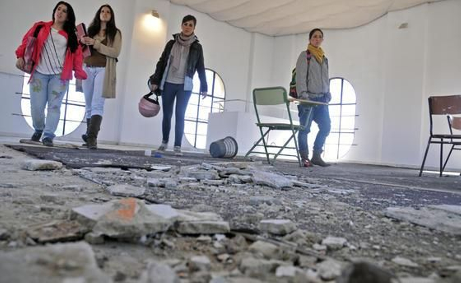 Estado de deterioro en el que se encuentran las instalaciones del Conservatorio de Danza.

Foto: Juan Carlos  Vázquez