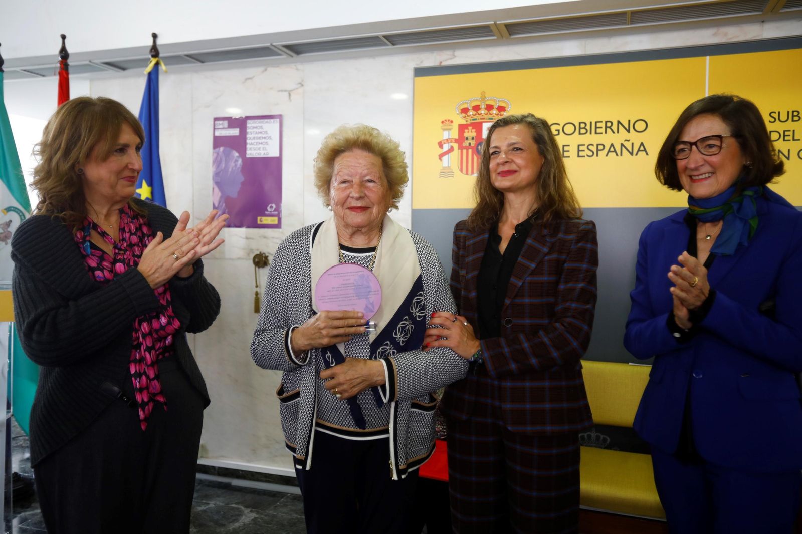 El acto 'Sororidad.es' por el 8M en la Subdelegación del Gobierno, en imágenes