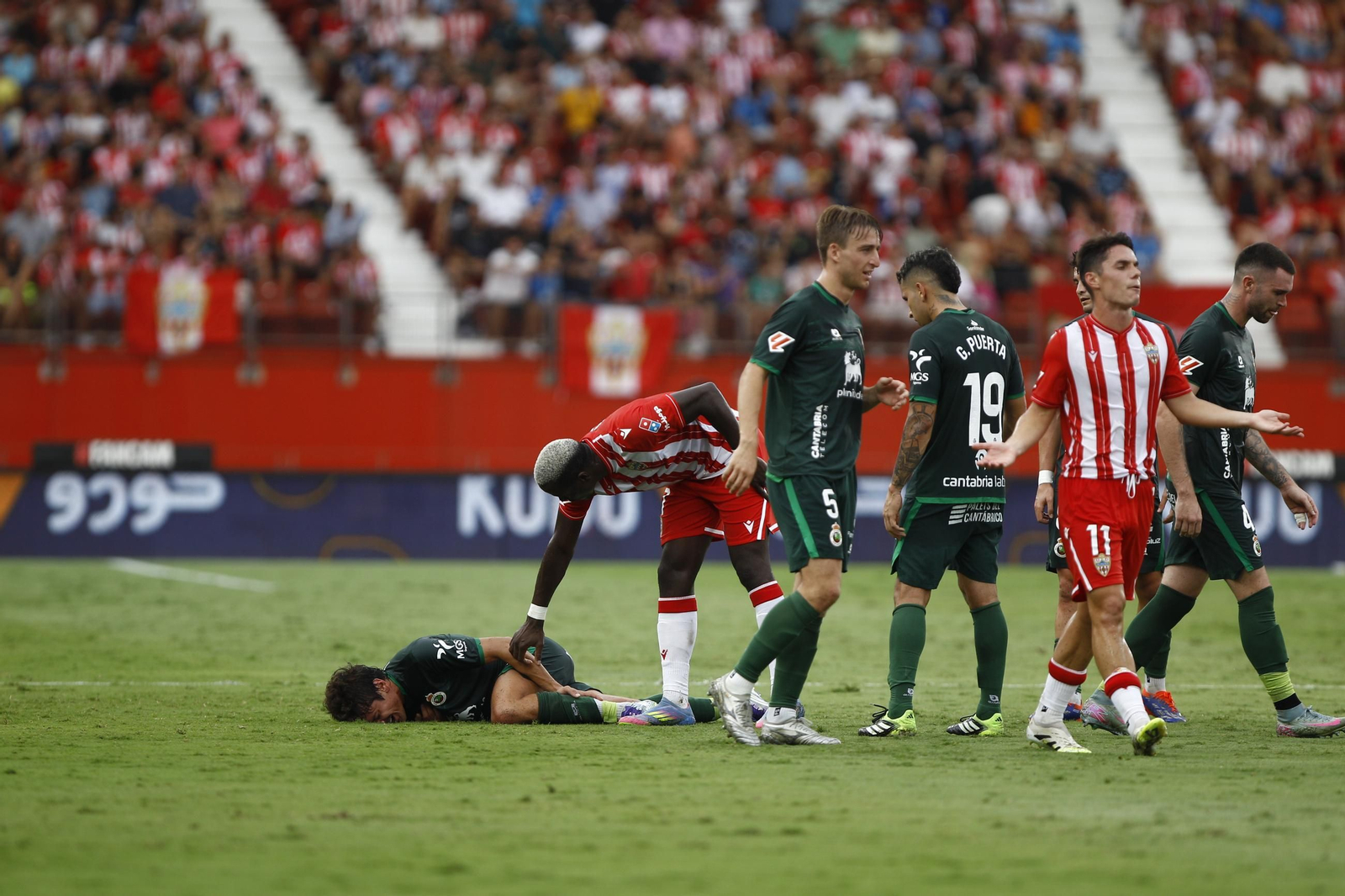 Las mejores fotos del partido U.D. Almería-Racing de Santander