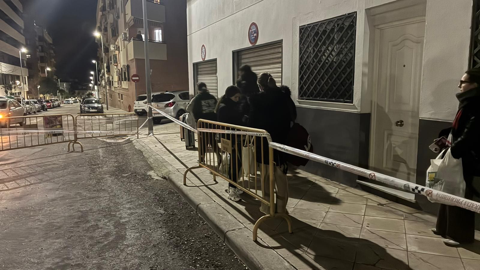 Vecinos desalojados.