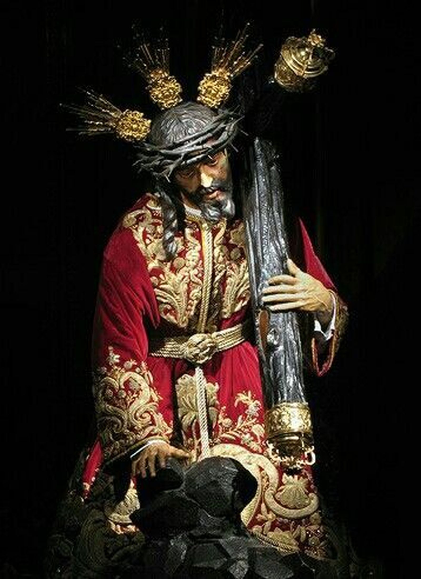 El Nazareno de San Isidoro con la túnica de torero