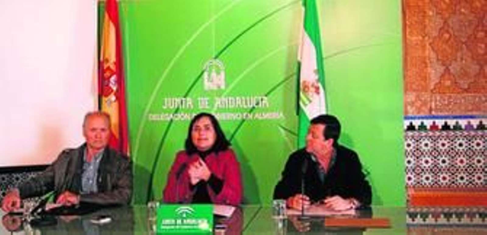 La delegada de Educación durante la rueda de prensa de presentación del proyecto.
