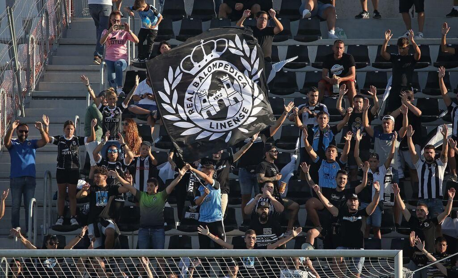Aficionados de la Balona, en el Ciudad de La Línea