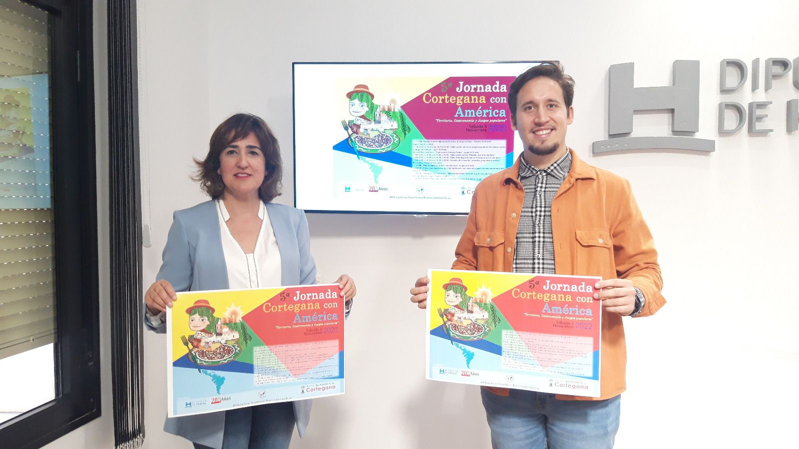 Presentación de las Jornadas Cortegana con América.