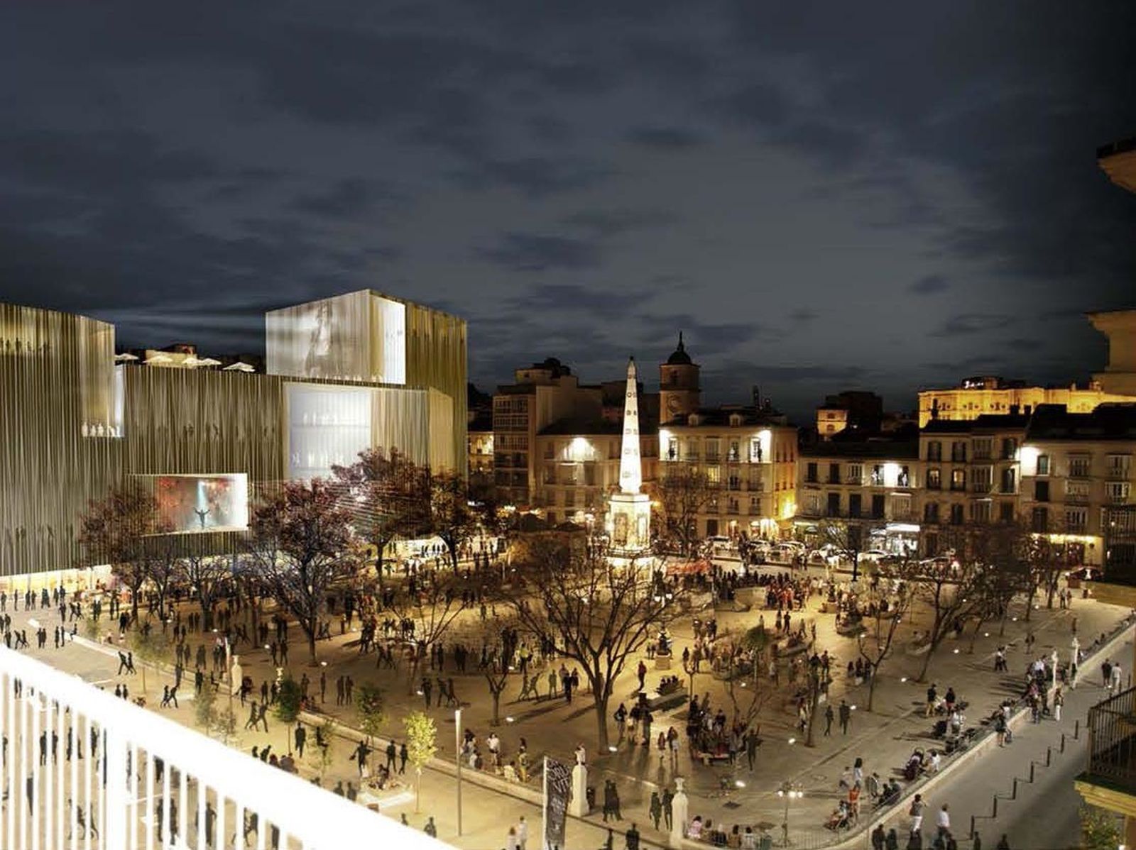 Infografía del diseño del proyecto ganador del concurso de ideas del Astoria