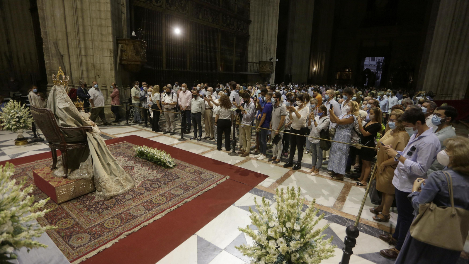 La festividad de la Virgen de los Reyes  marcada por la pandemia