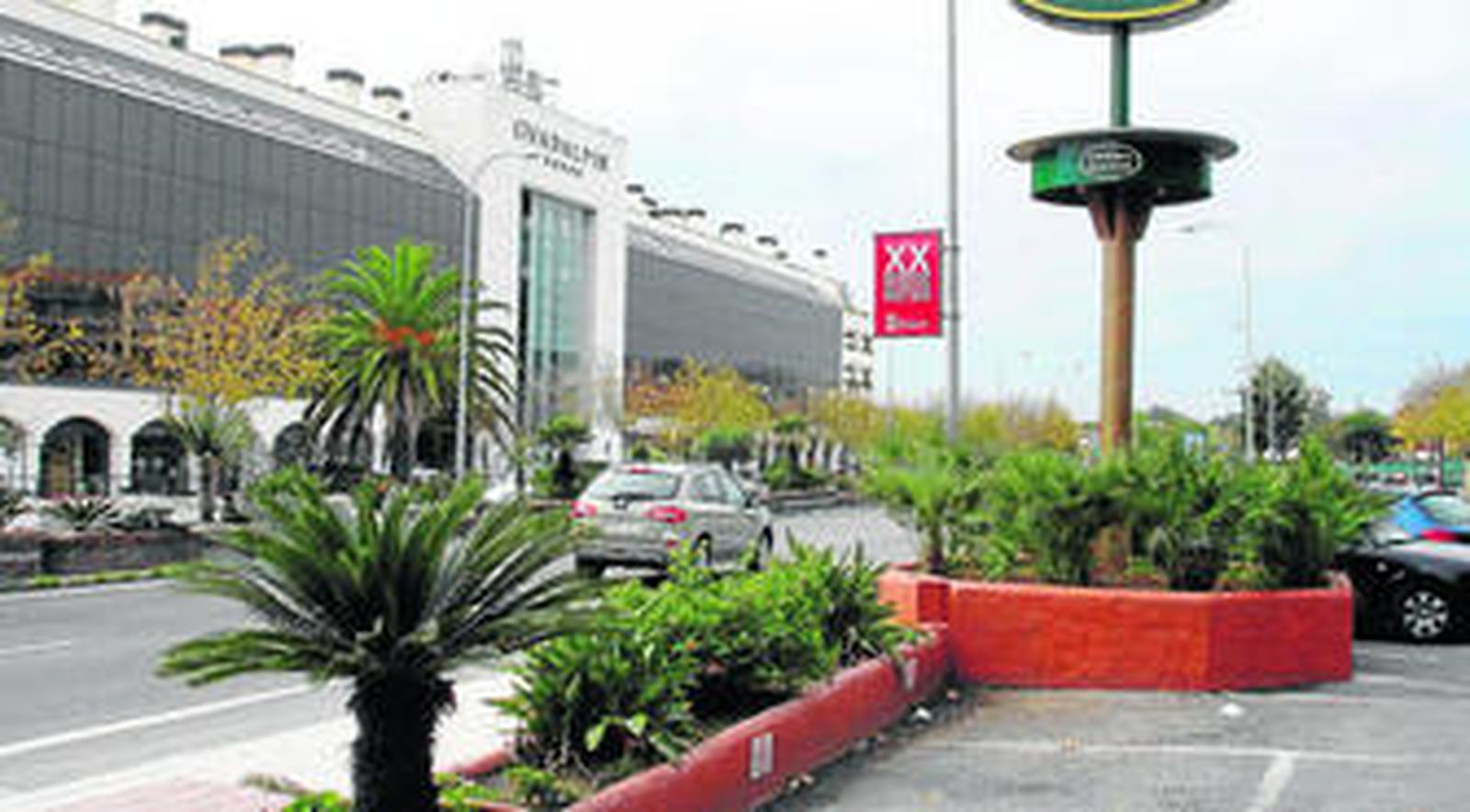 Zona donde se produjo el tiroteo, ayer, en Marbella.