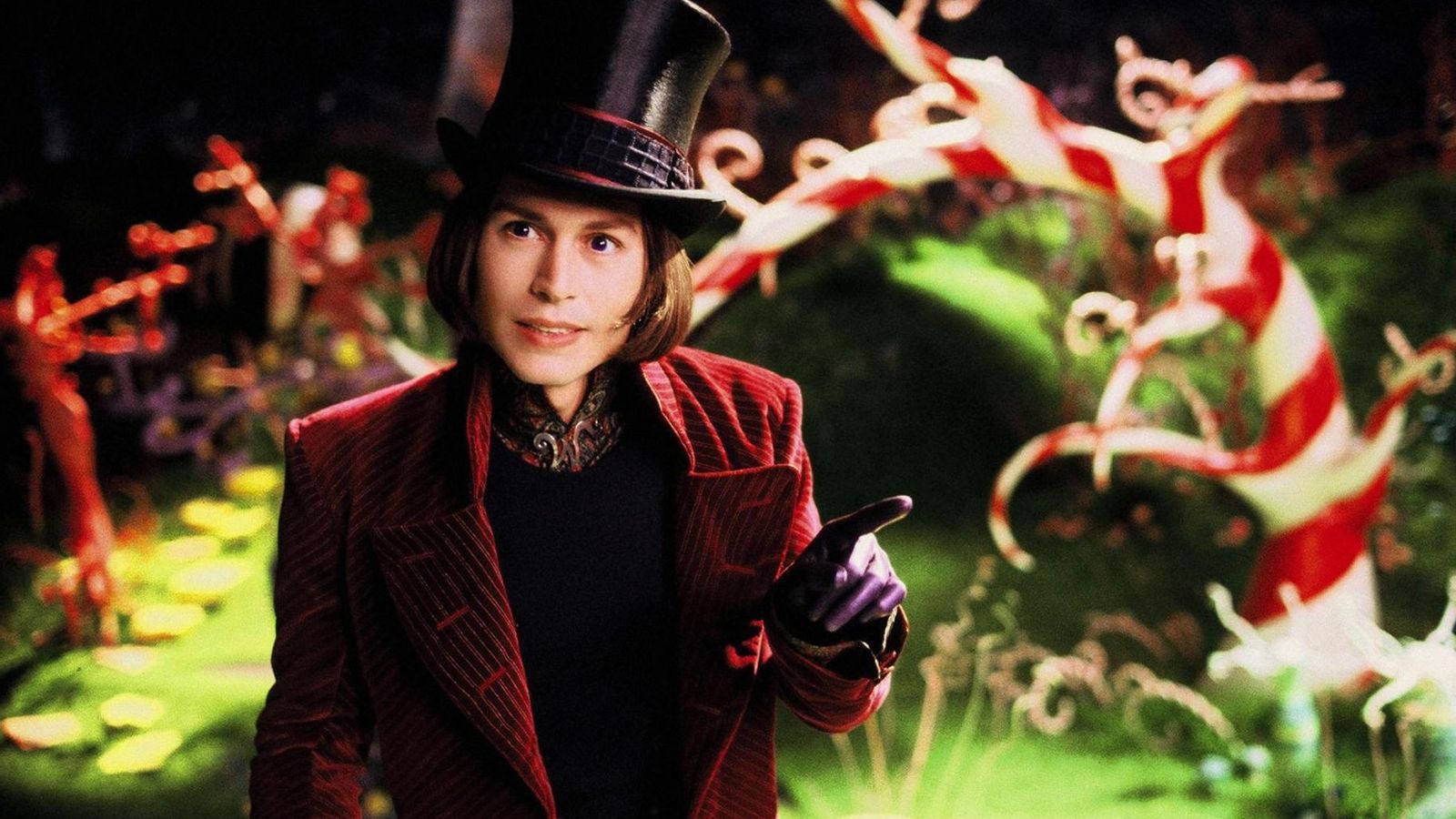 Johnny Depp, en ela piel del protagonista de 'Charlie y la fábrica de chocolate'. Johnny Depp, en ela piel del protagonista de 'Charlie y la fábrica de chocolate'.