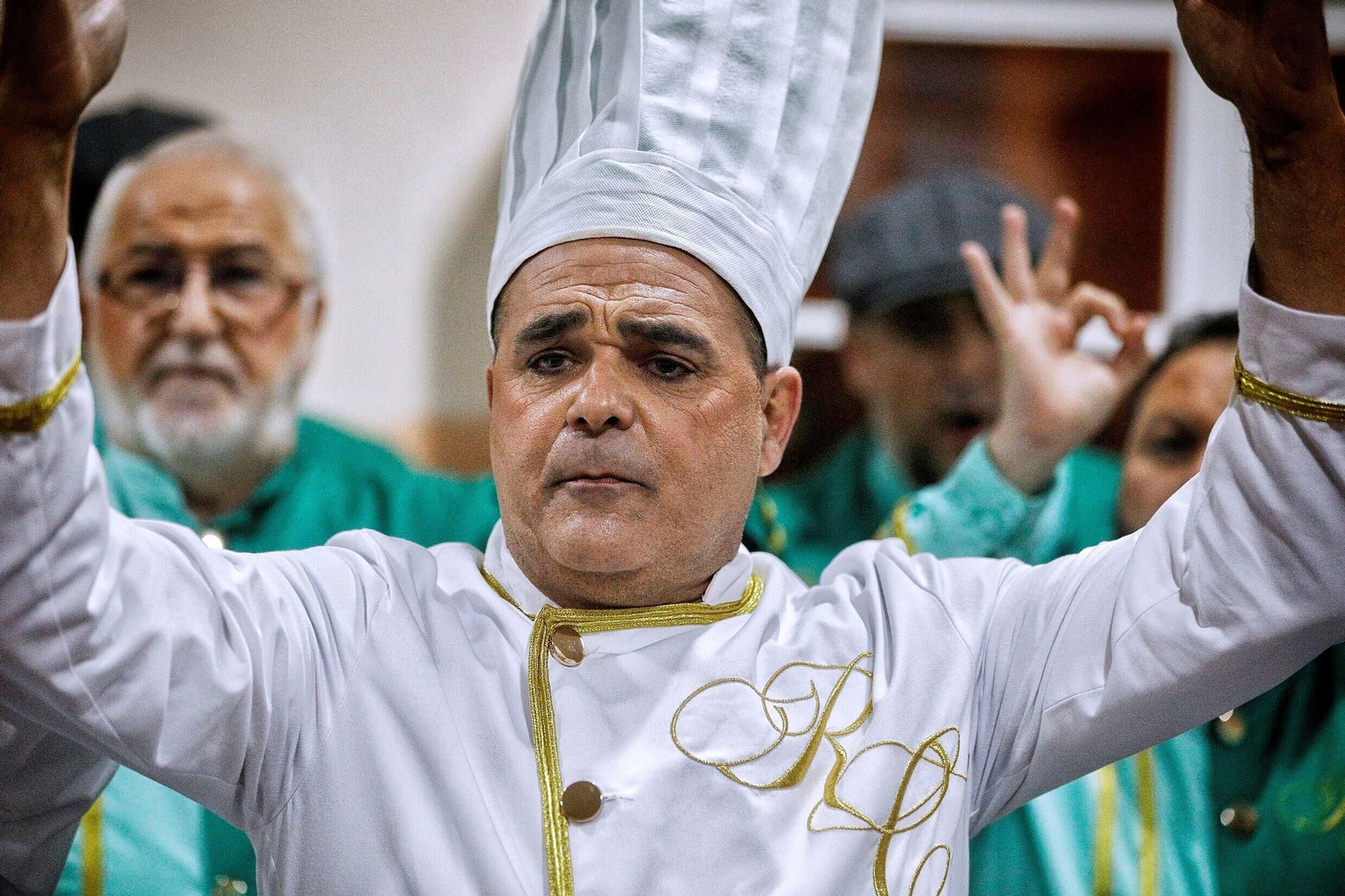 Coro "El Gremio" en camerinos