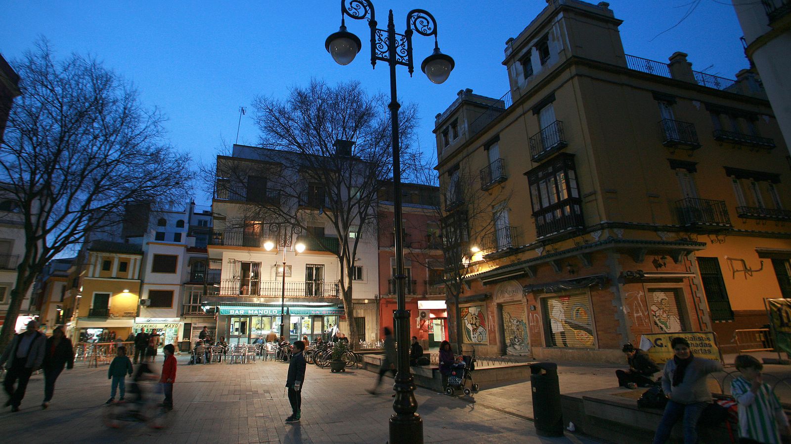 La céntrica Plaza de la Alfalfa